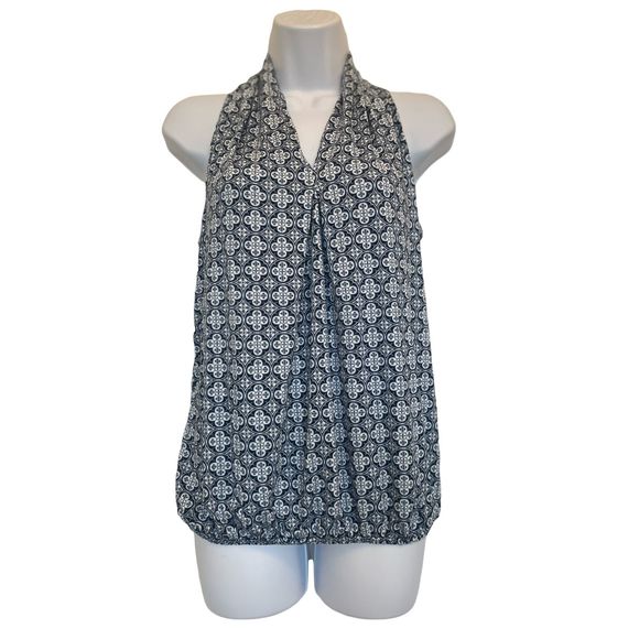 Max Studio Tops - Max Studio NWT Blue Print Blouse